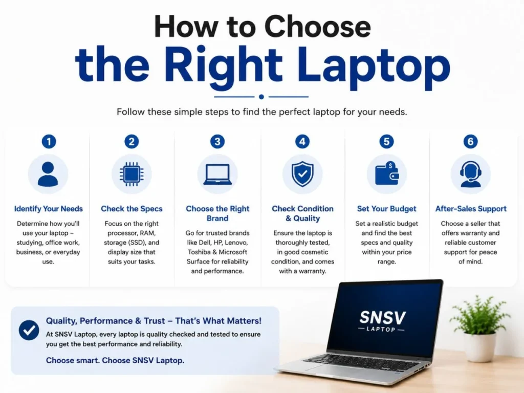 SNSV Laptop - How to Choose the Right Laptop