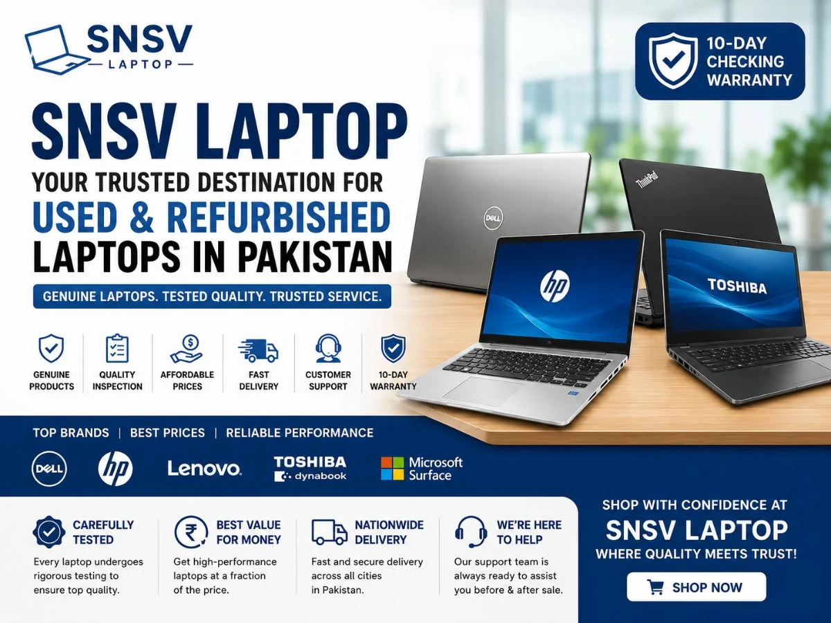 SNSV Laptop Used Laptop in Pakistan
