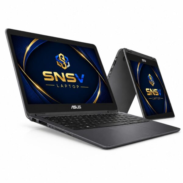 Asus ZenBook Flip UX360C Core m3 6th Gen Left Side & Rotate View