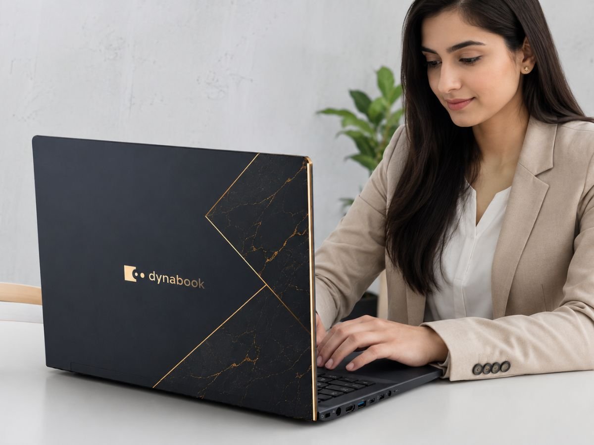 Dynabook Portege X30L-P ultra-light business laptop in dark blue magnesium chassis