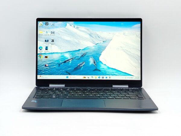 Toshiba Portege X30W-J Core i5 11th Gen laptop front view with Windows 11 desktop on the 13.3 inch touchscreen